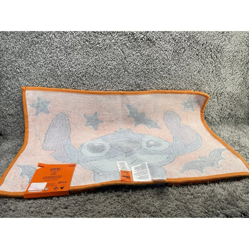 Disney Bath Rug Mat Stitch Halloween 21in×31in Multicolor Decor New With Tags